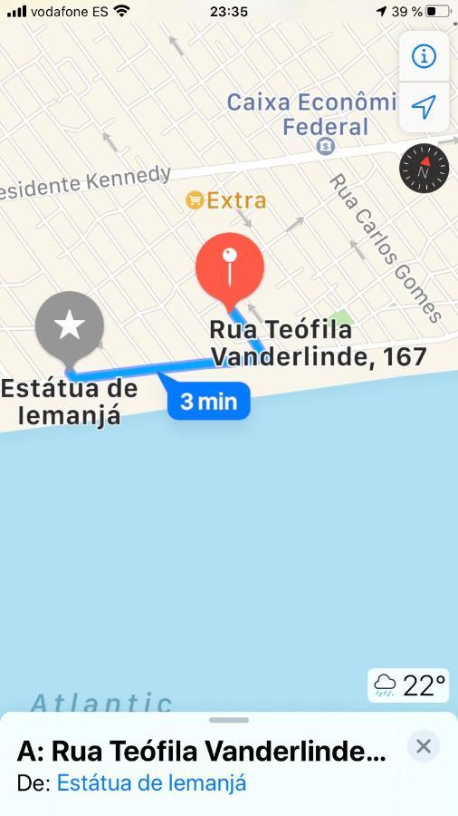 María Cristina ,ar,Wi-Fi e tv a cabo Praia Grande (Santos) Exterior foto